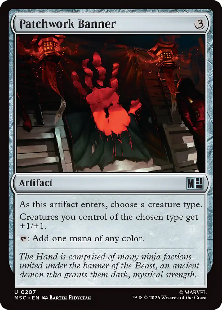 Patchwork Banner (Surge Foil) [Marvel Super Heroes Commander]