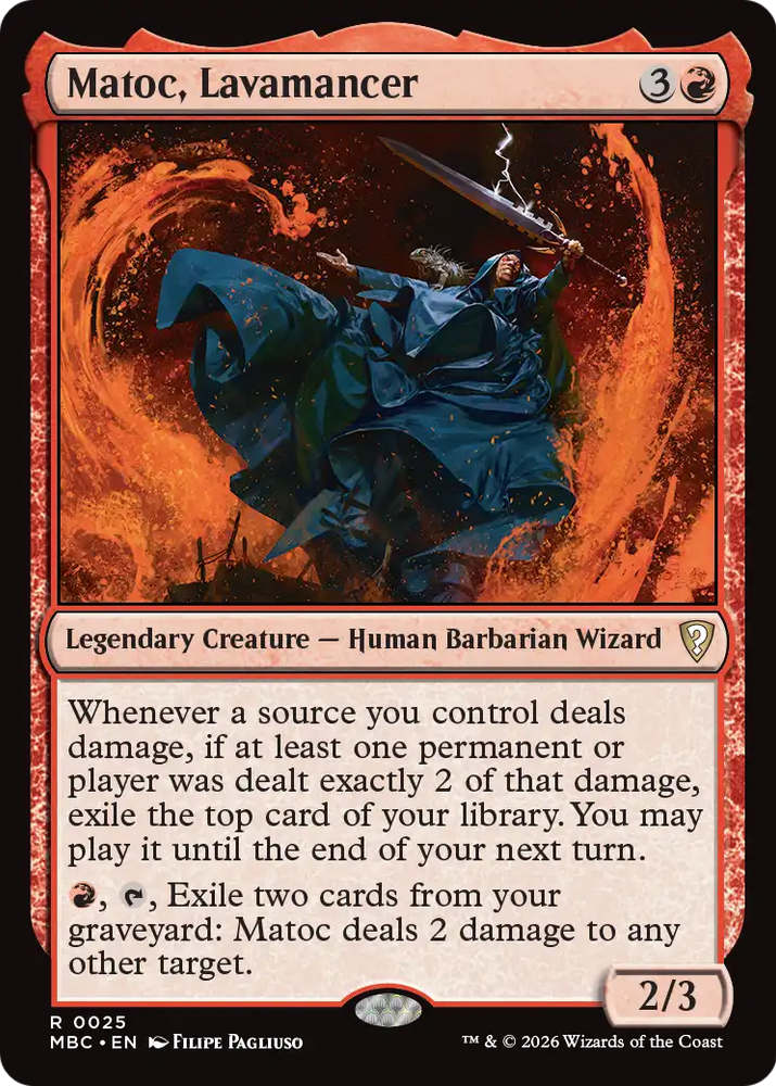 Matoc, Lavamancer [Mystery Booster: Commander Edition]