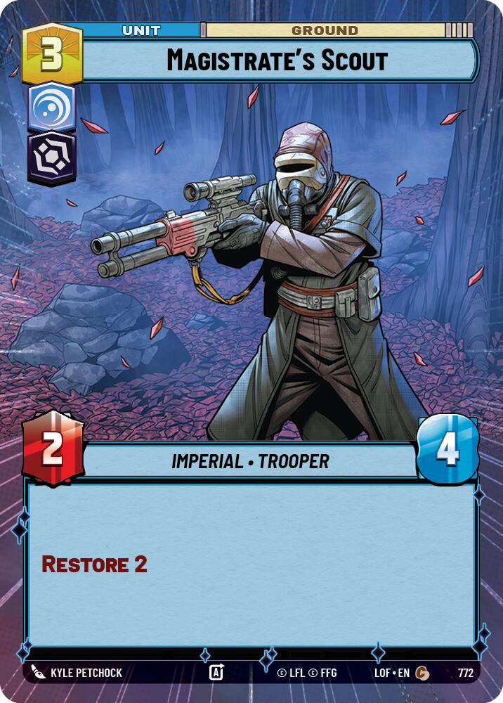 Magistrate's Scout (772) (Hyperspace Foil) (772) [Legends of the Force]