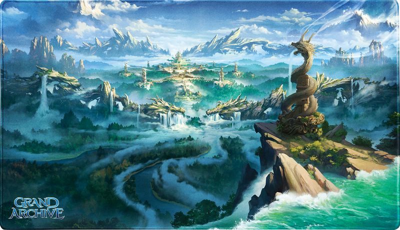 Dragonshield Playmat + Tube - Baidi, Oathsworn Palace