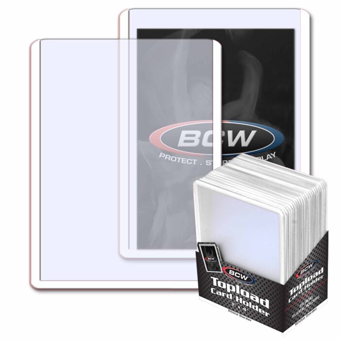 BCW Coloured Border Toploader - 35pt