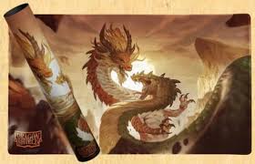 Dragonshield Playmat + Tube - Wood Snake 2025