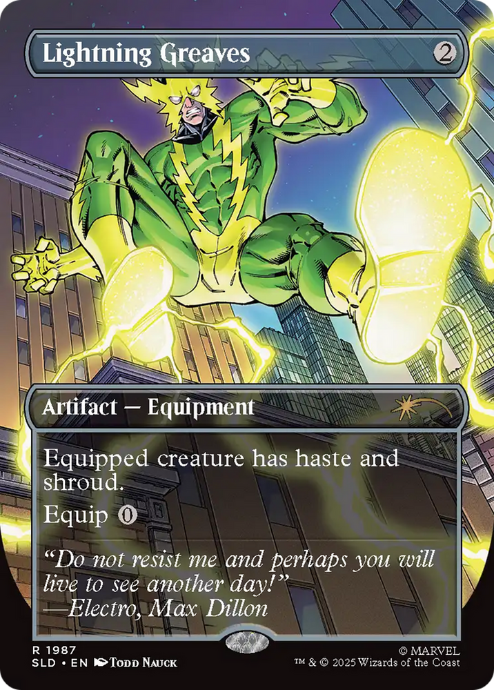 Lightning Greaves (1987) (Rainbow Foil) [Secret Lair Drop Series]